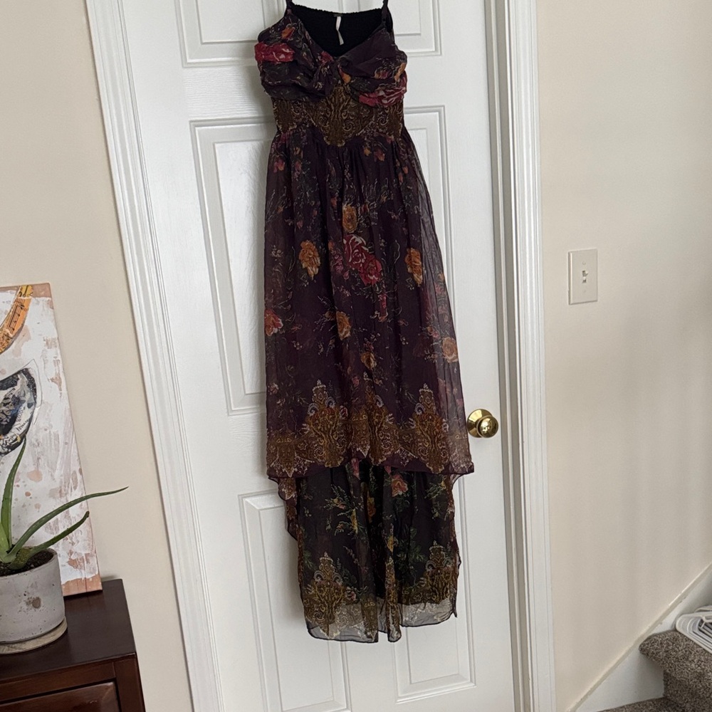 Free People Multicolor High Low Dress